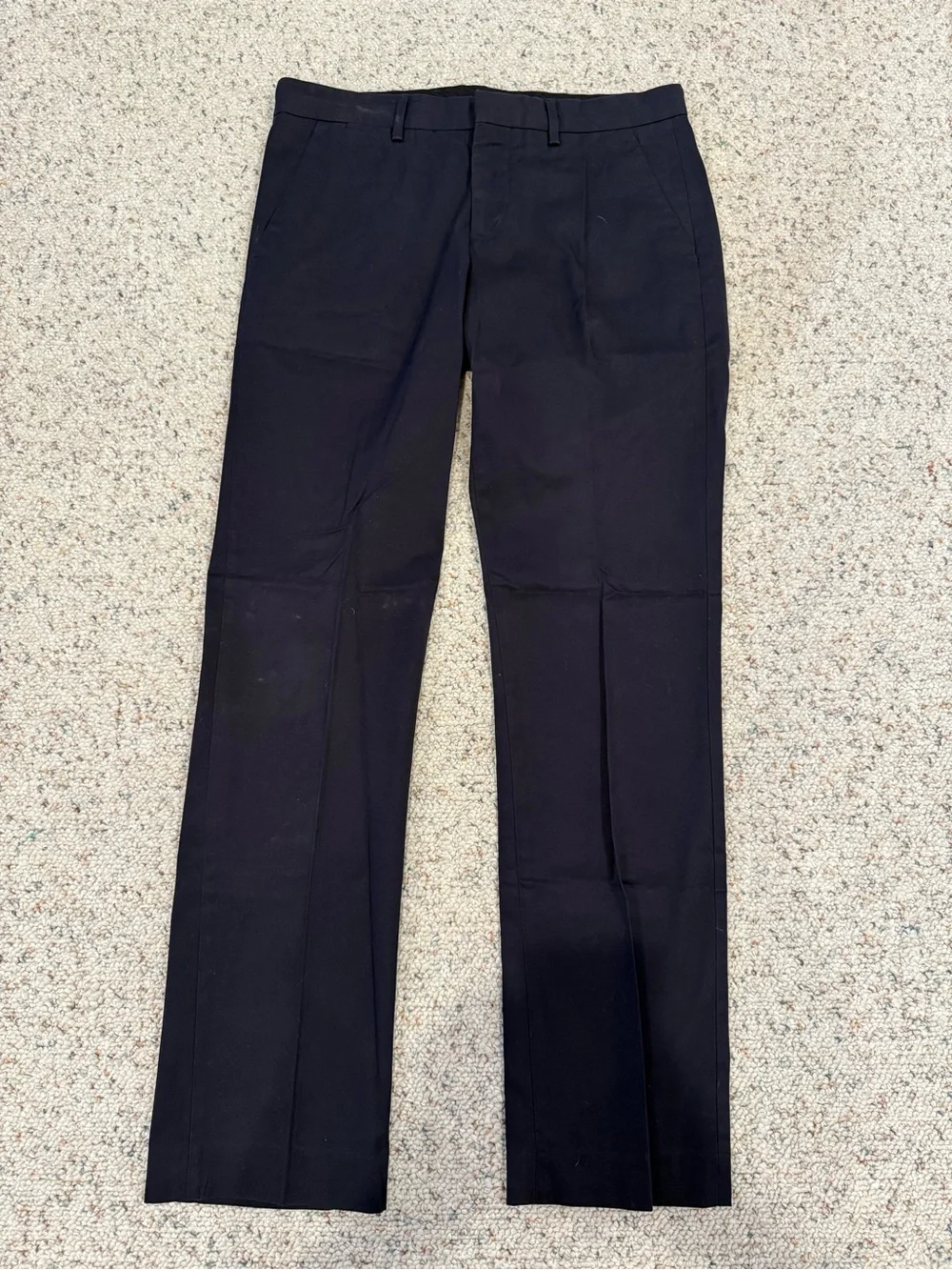 Express Photographer Navy Blue Slim Fit Dress Pants Size 29x32